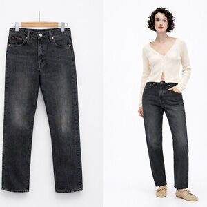 Levi’s Wedgie Straight Women’s Jeans Size 31 Button Fly Gray High Rise